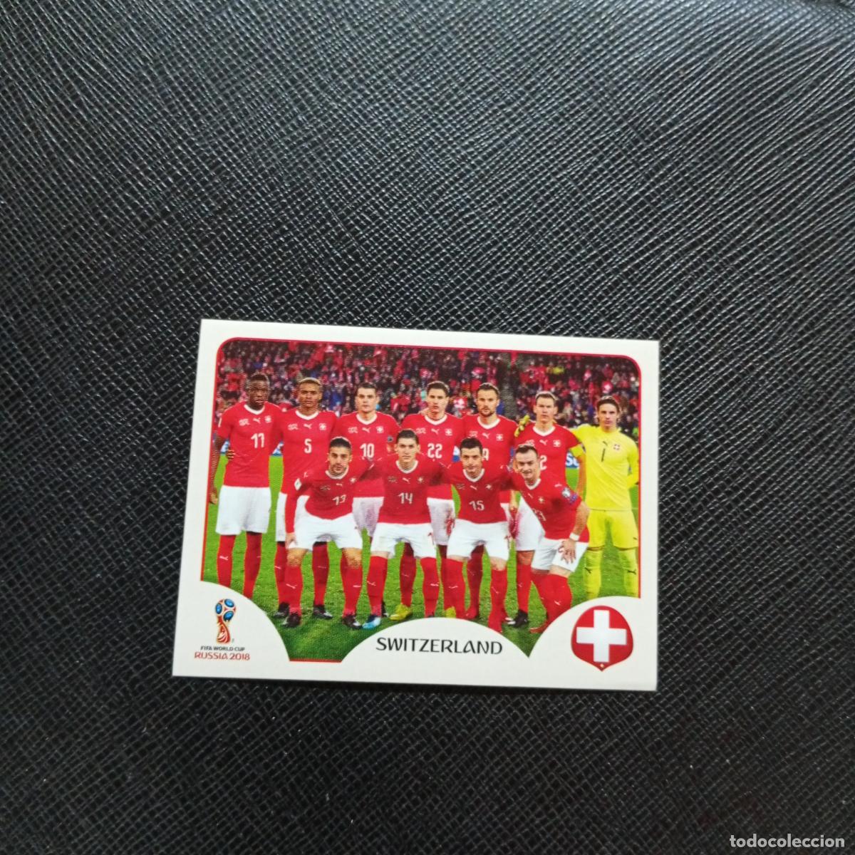 Football Stickers: 373 ALINEACION SUIZA PANINI MUNDIAL RUSIA 2018 CROMO FUTBOL 18 - SIN PEGAR - CJ2