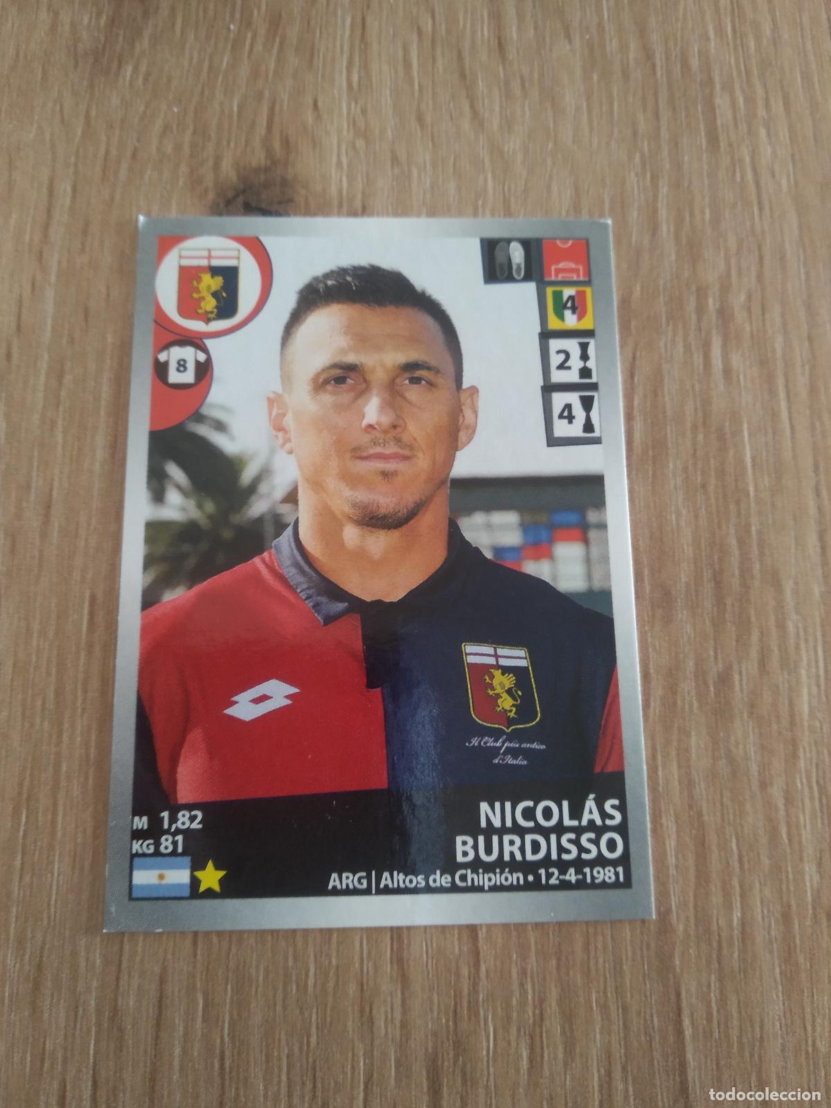 Football Stickers: 201 NICOLAS BURDISSO GENOA CROMO FUTBOL PANINI LIGA ITALIA 16-17 CALCIATORI 2016-2017