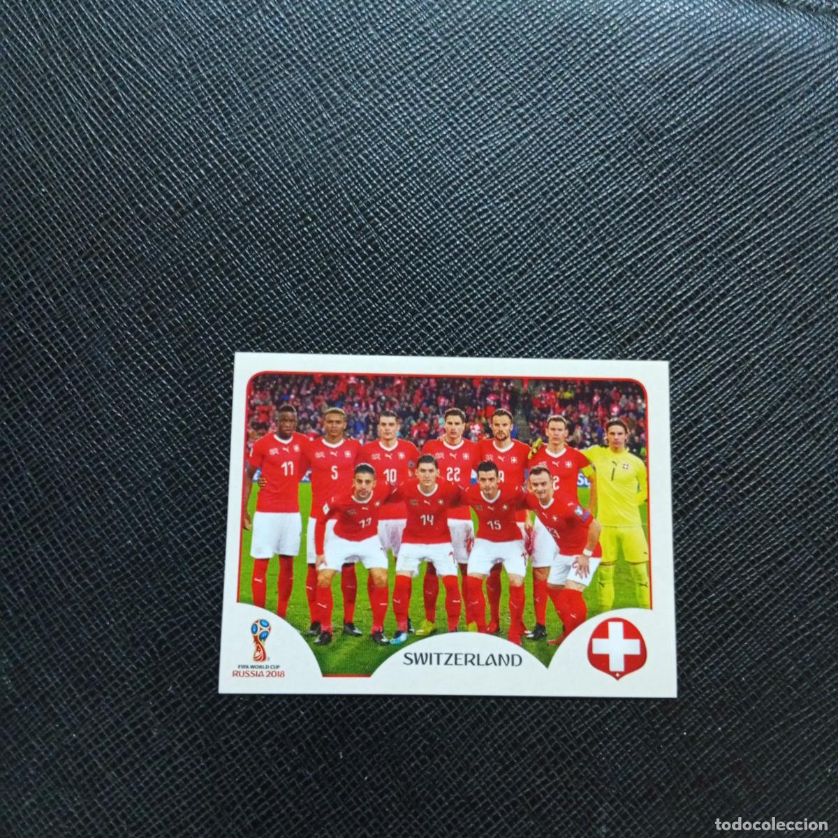 Football Stickers: 373 ALINEACION SUIZA PANINI MUNDIAL RUSIA 2018 CROMO FUTBOL 18 - SIN PEGAR - CJ2 .
