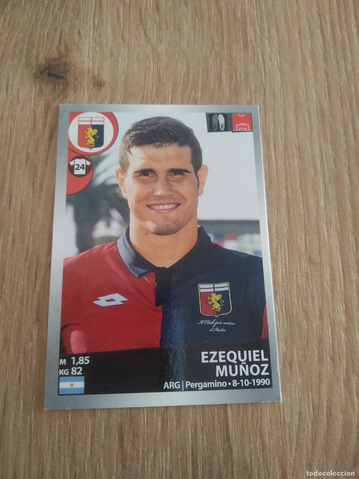 Football Stickers: 207 EZEQUIEL MU&Ntilde;OZ GENOA CROMO FUTBOL PANINI LIGA ITALIA 16-17 CALCIATORI 2016-2017
