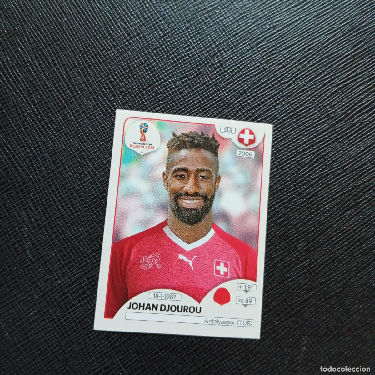 Cromos de f&uacute;tbol: 379 JOHAN DJOUROU SUIZA PANINI MUNDIAL RUSIA 2018 CROMO FUTBOL 18 - SIN PEGAR - CJ2 ..