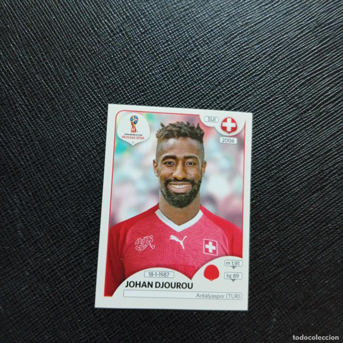 Cromos de f&uacute;tbol: 379 JOHAN DJOUROU SUIZA PANINI MUNDIAL RUSIA 2018 CROMO FUTBOL 18 - SIN PEGAR - CJ2 ..