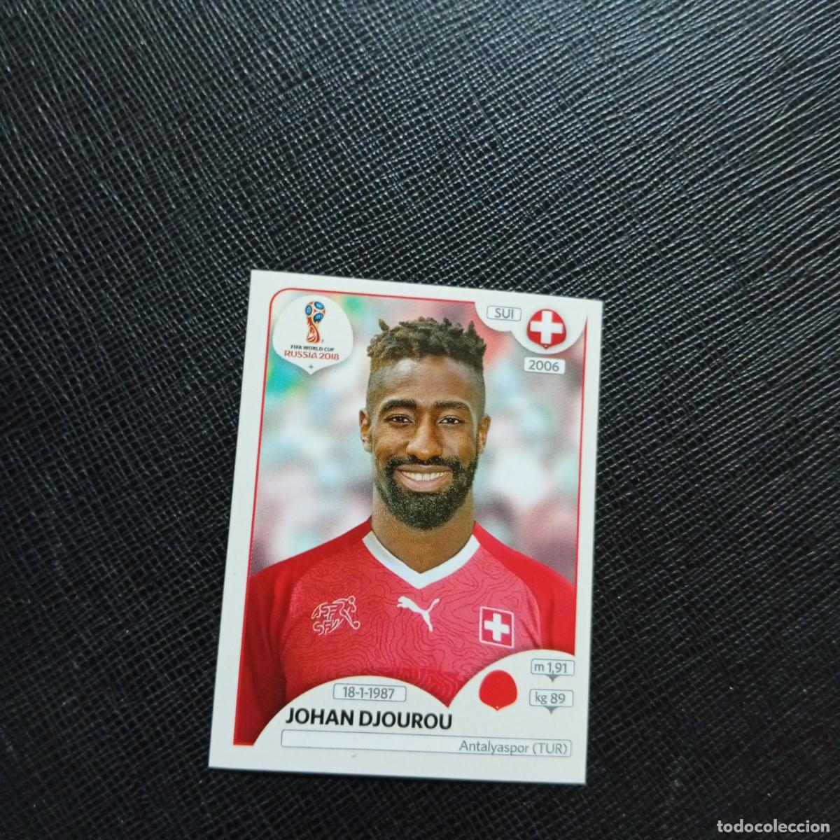 Cromos de f&uacute;tbol: 379 JOHAN DJOUROU SUIZA PANINI MUNDIAL RUSIA 2018 CROMO FUTBOL 18 - SIN PEGAR - CJ2 .
