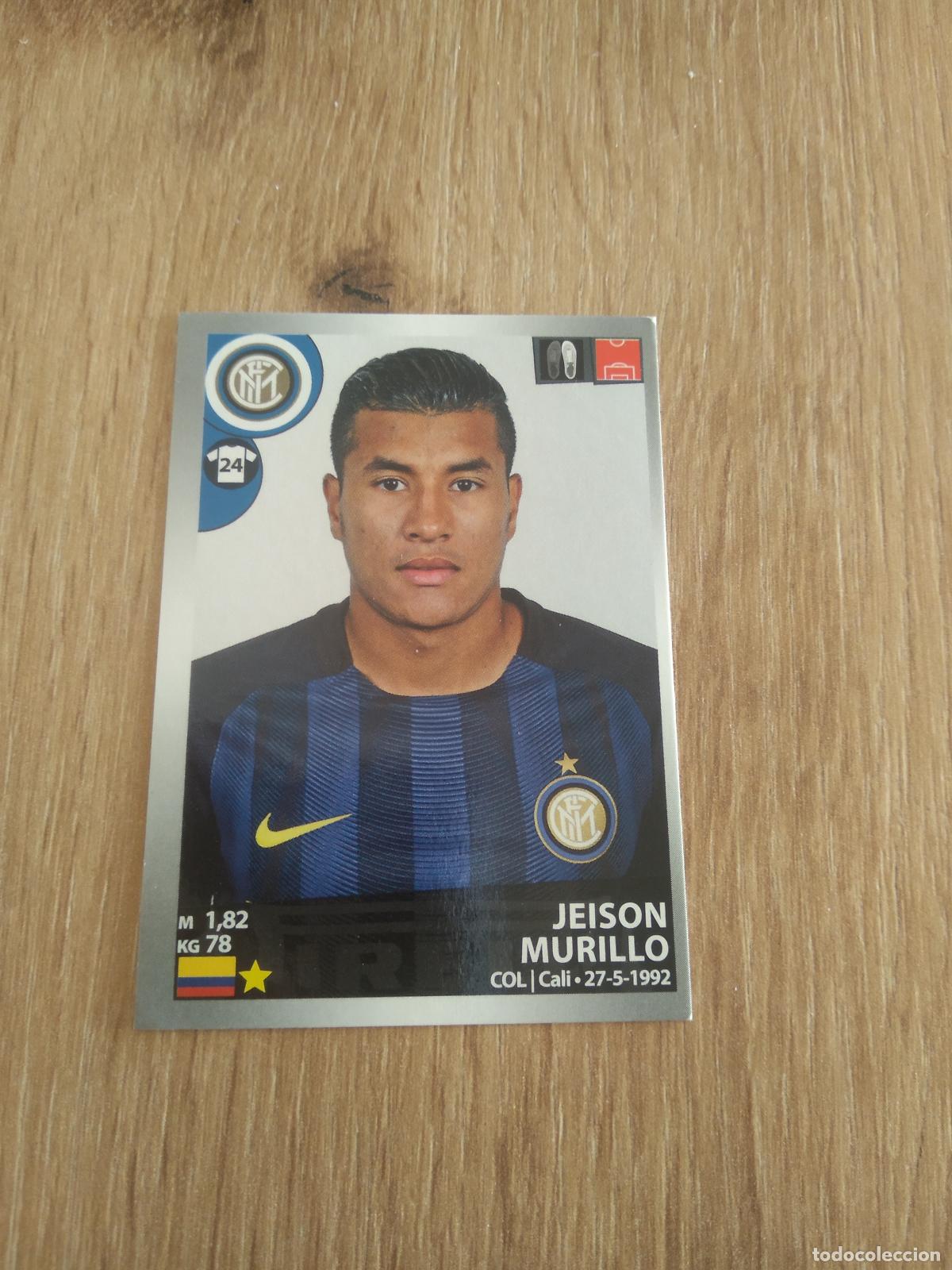 Cromos de f&uacute;tbol: 230 JEISON MURILLO INTER MILAN CROMO FUTBOL PANINI LIGA ITALIA 16-17 CALCIATORI 2016-2017