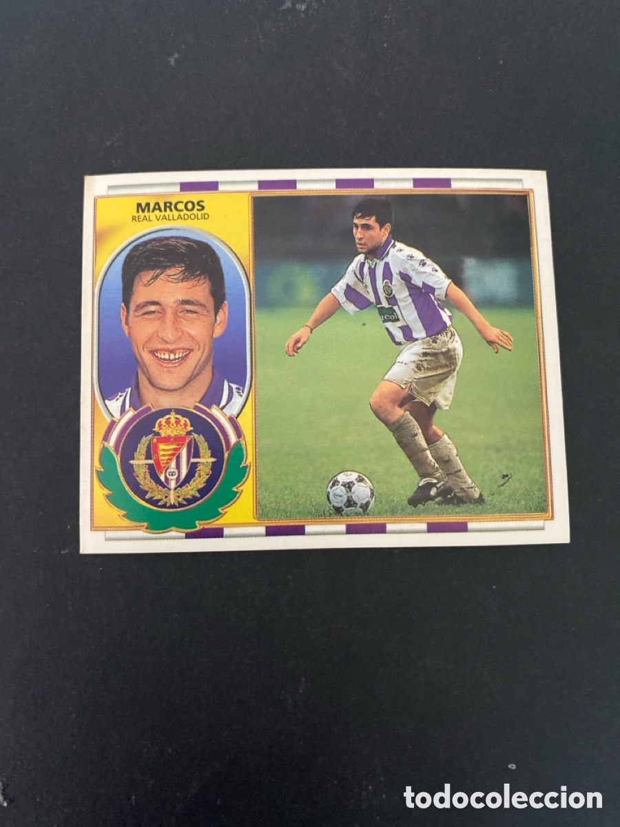 Cromos de f&uacute;tbol: Cromo liga 96/97 R Valladolid nunca pegado