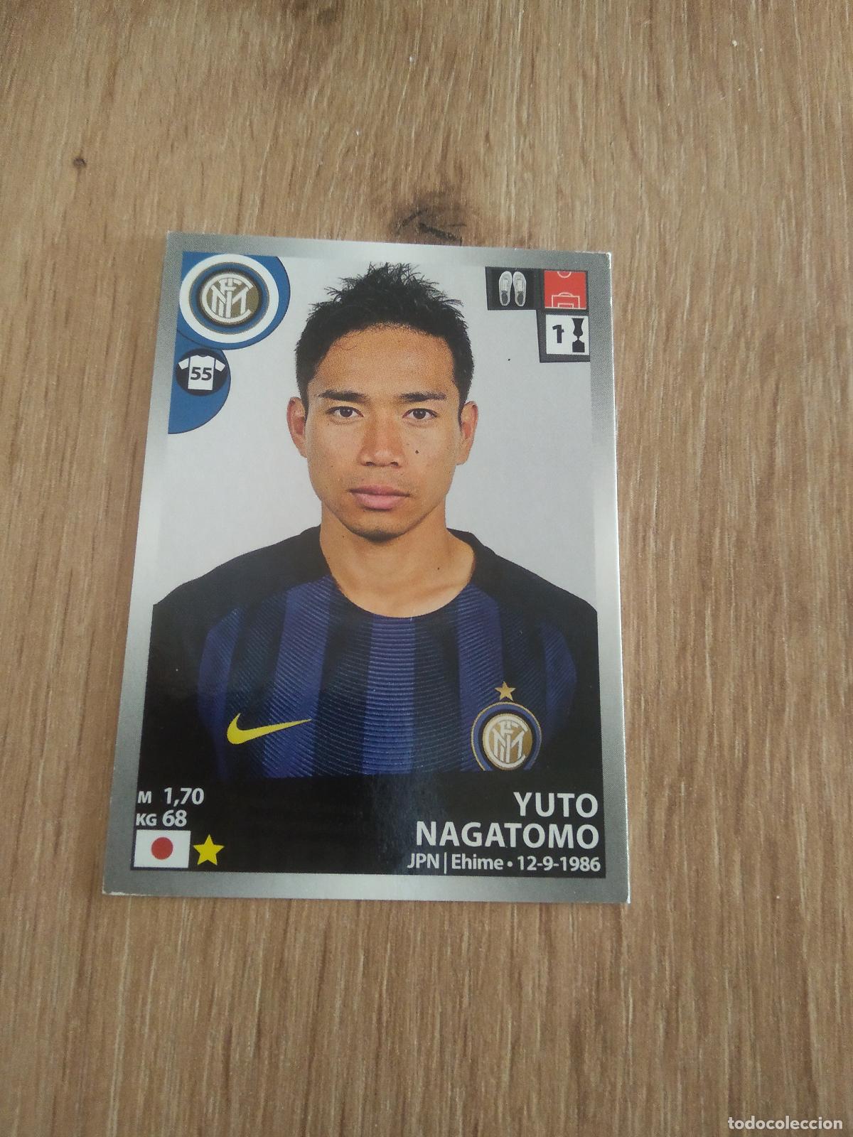 Cromos de f&uacute;tbol: 236 YUTO NAGATOMO INTER MILAN CROMO FUTBOL PANINI LIGA ITALIA 16-17 CALCIATORI 2016-2017