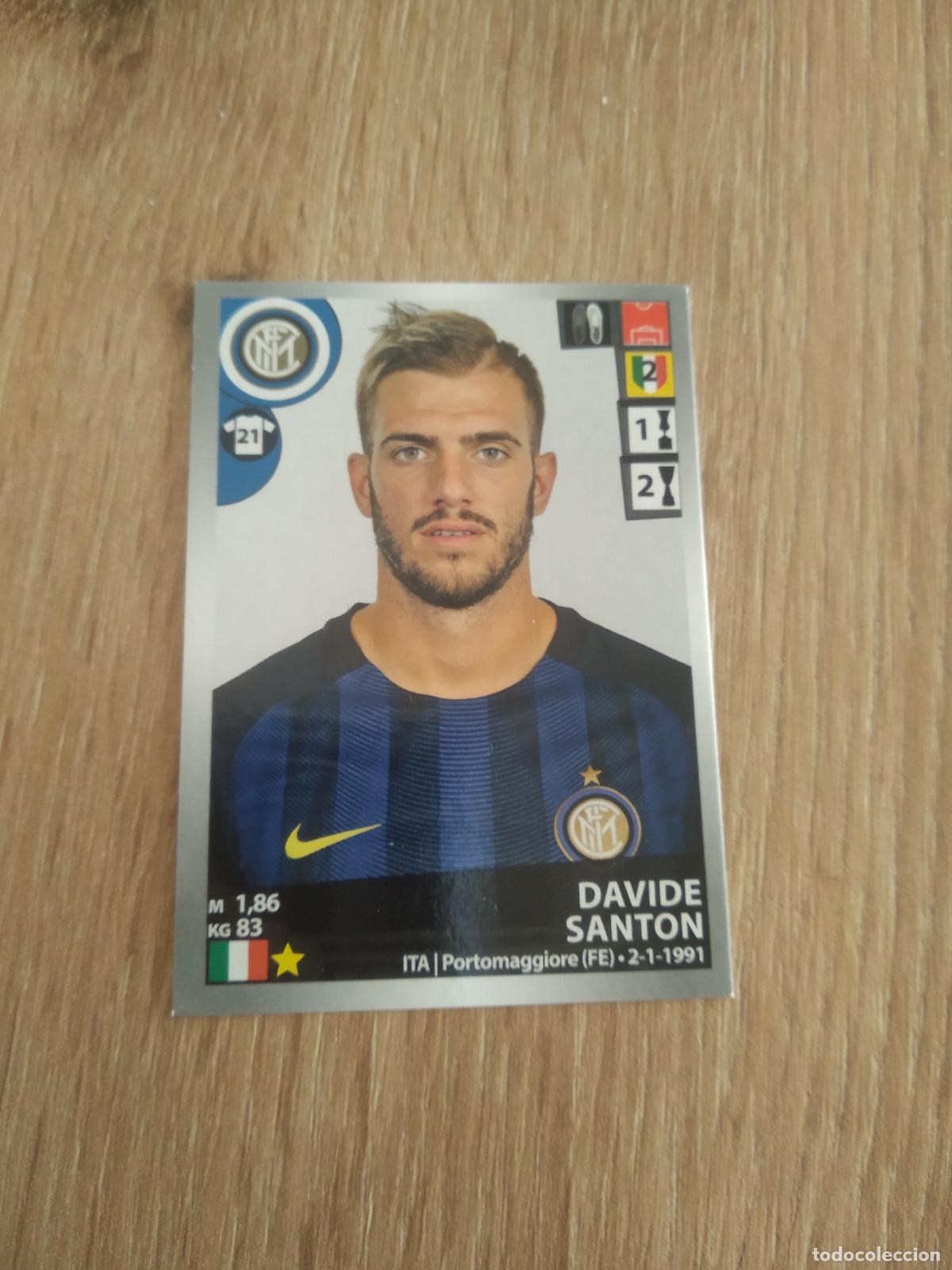 Cromos de f&uacute;tbol: 237 DAVIDE SANTON INTER MILAN CROMO FUTBOL PANINI LIGA ITALIA 16-17 CALCIATORI 2016-2017