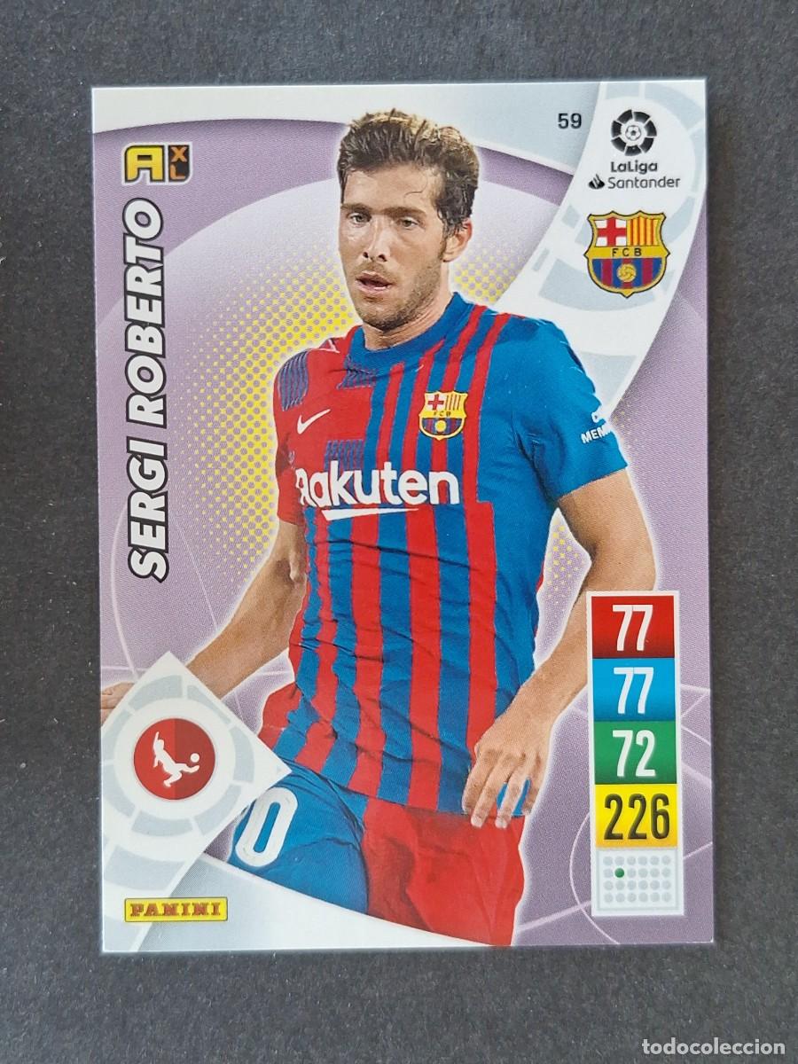 Cromos de Futebol: SERGI ROBERTO F. C. BARCELONA 59 PANINI ADRENALYN XL 2021 2022 21 22