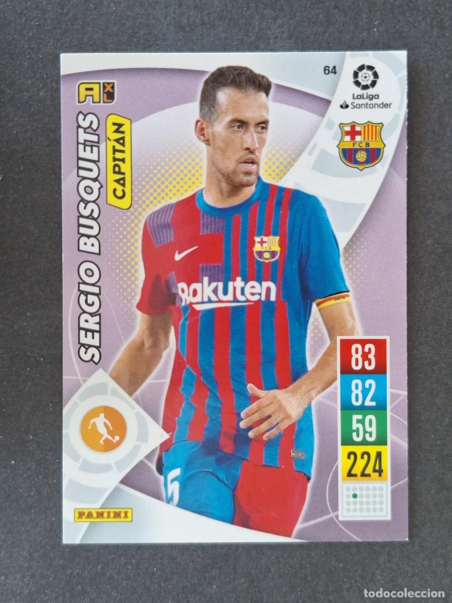 Figurine di Calcio: SERGIO BUSQUETS F. C. BARCELONA 64 PANINI ADRENALYN XL 2021 2022 21 22