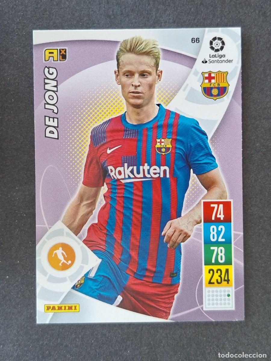 Figurine di Calcio: DE JONG F. C. BARCELONA 66 PANINI ADRENALYN XL 2021 2022 21 22