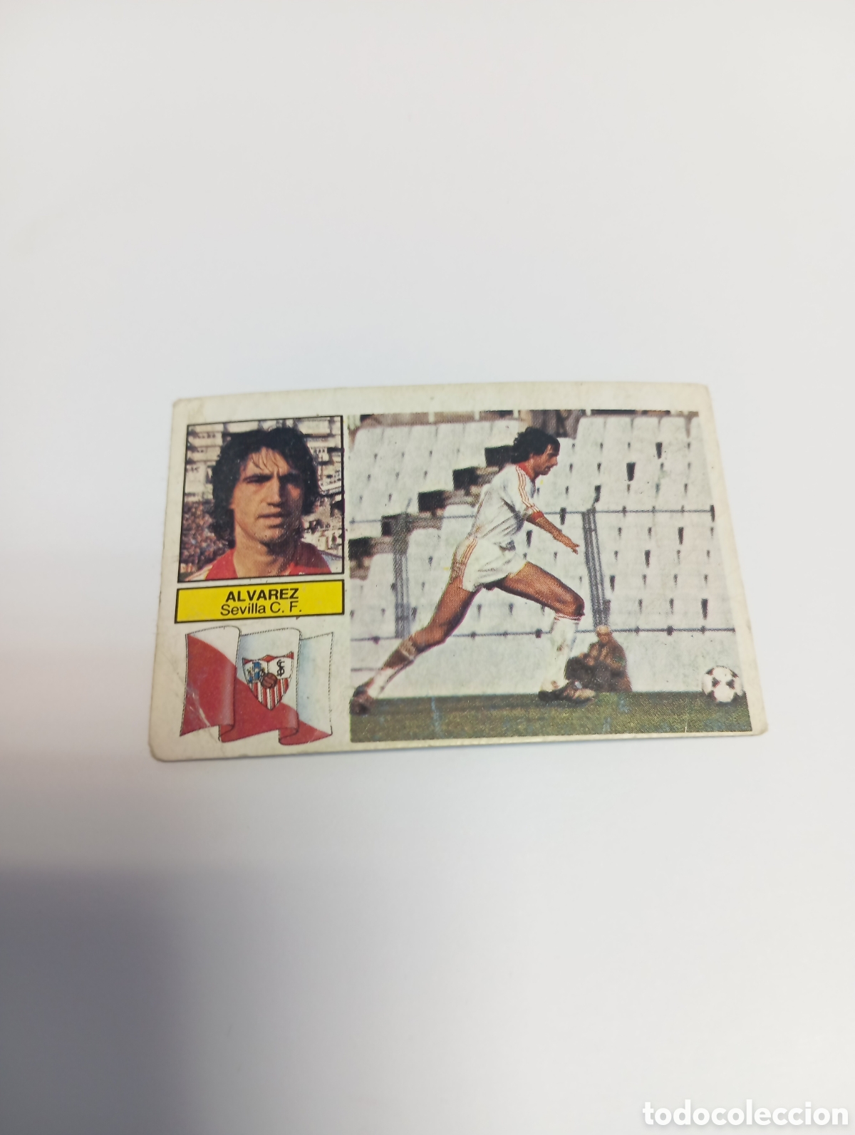 Figurine di Calcio: &Aacute;LVAREZ Sevilla Liga Este 1982 1983 NUEVO 82 83 SIN PEGAR