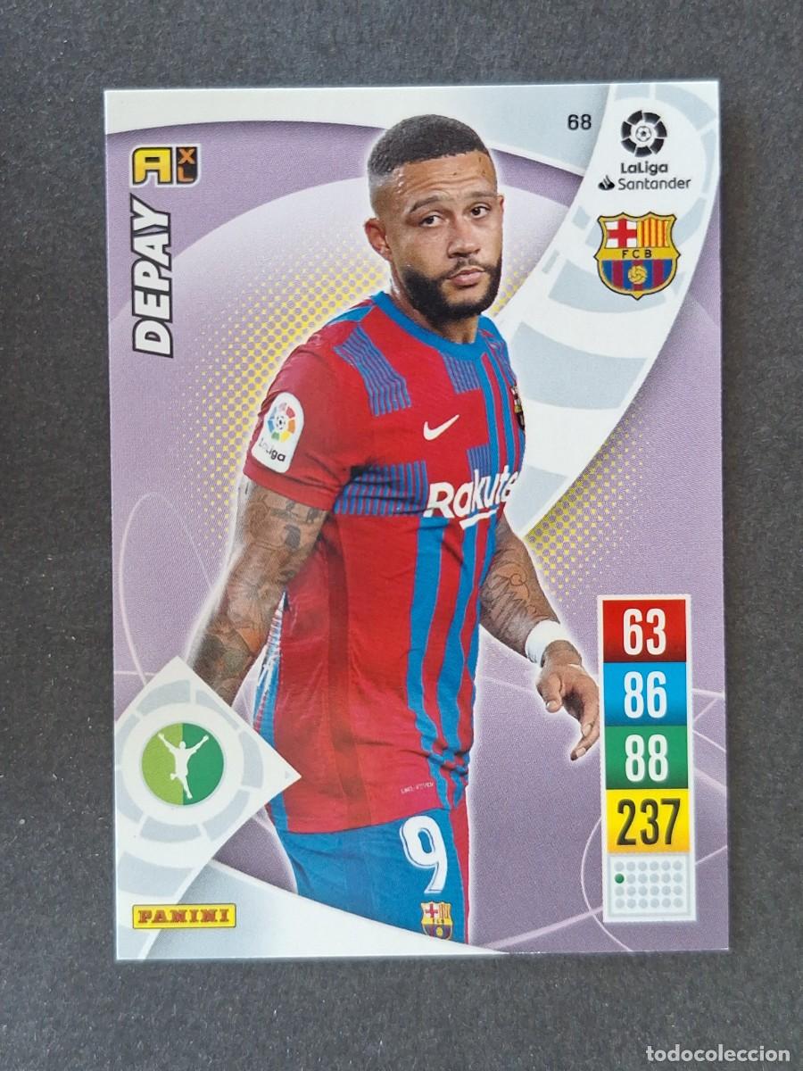 Figurine di Calcio: DEPAY F. C. BARCELONA 68 PANINI ADRENALYN XL 2021 2022 21 22
