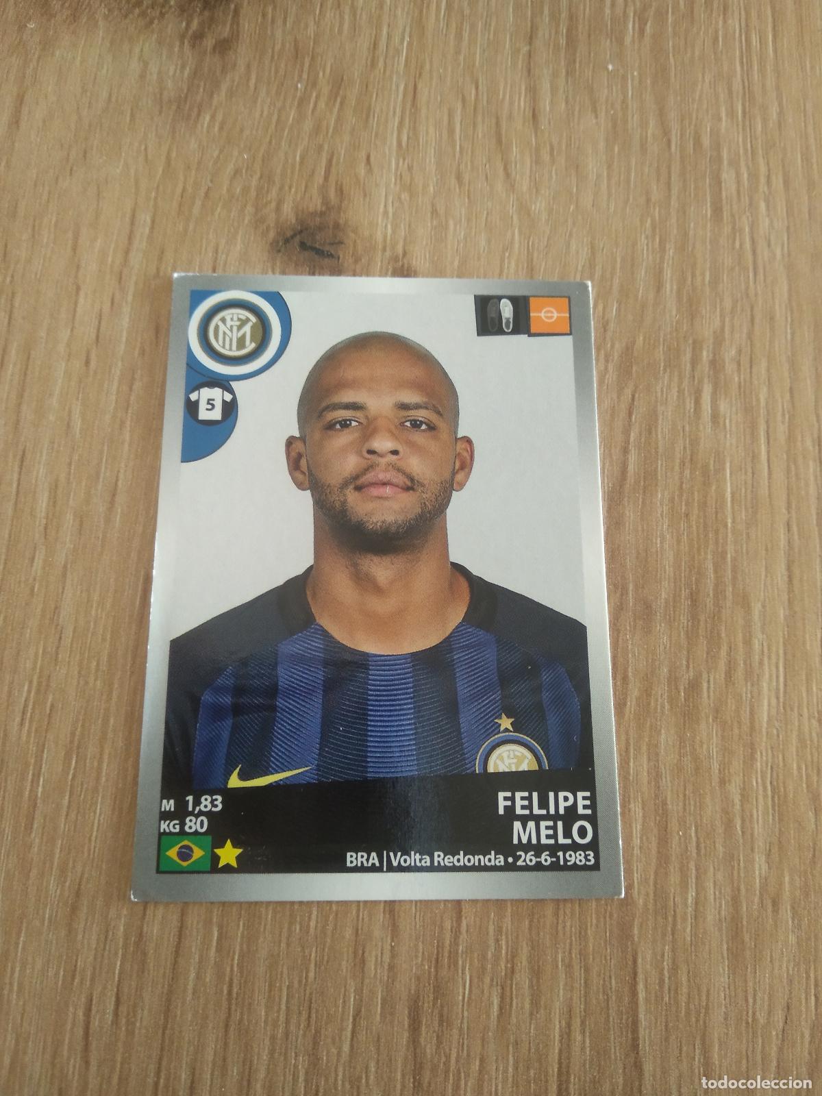 Figurine di Calcio: 238 FELIPE MELO INTER MILAN CROMO FUTBOL PANINI LIGA ITALIA 16-17 CALCIATORI 2016-2017