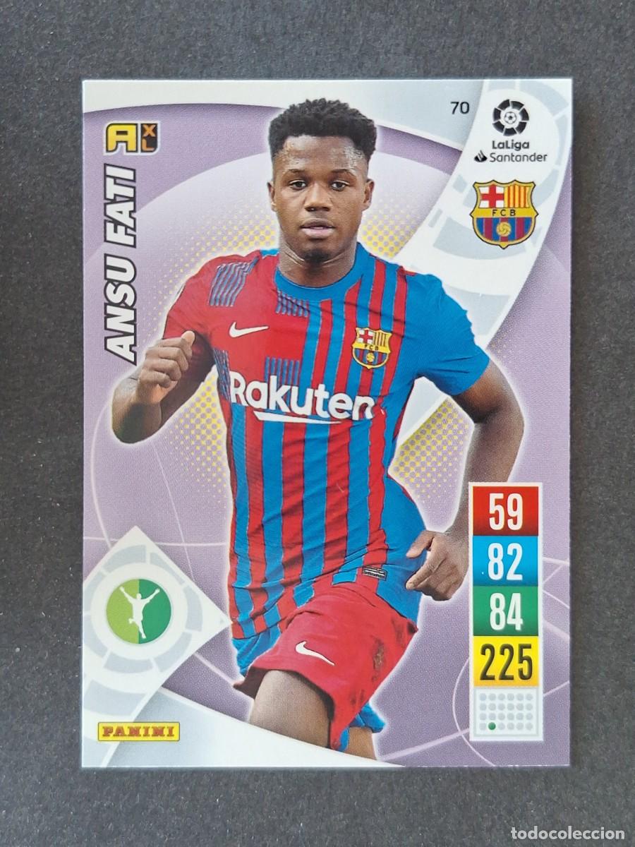 Figurine di Calcio: ANSU FATI F. C. BARCELONA 70 PANINI ADRENALYN XL 2021 2022 21 22