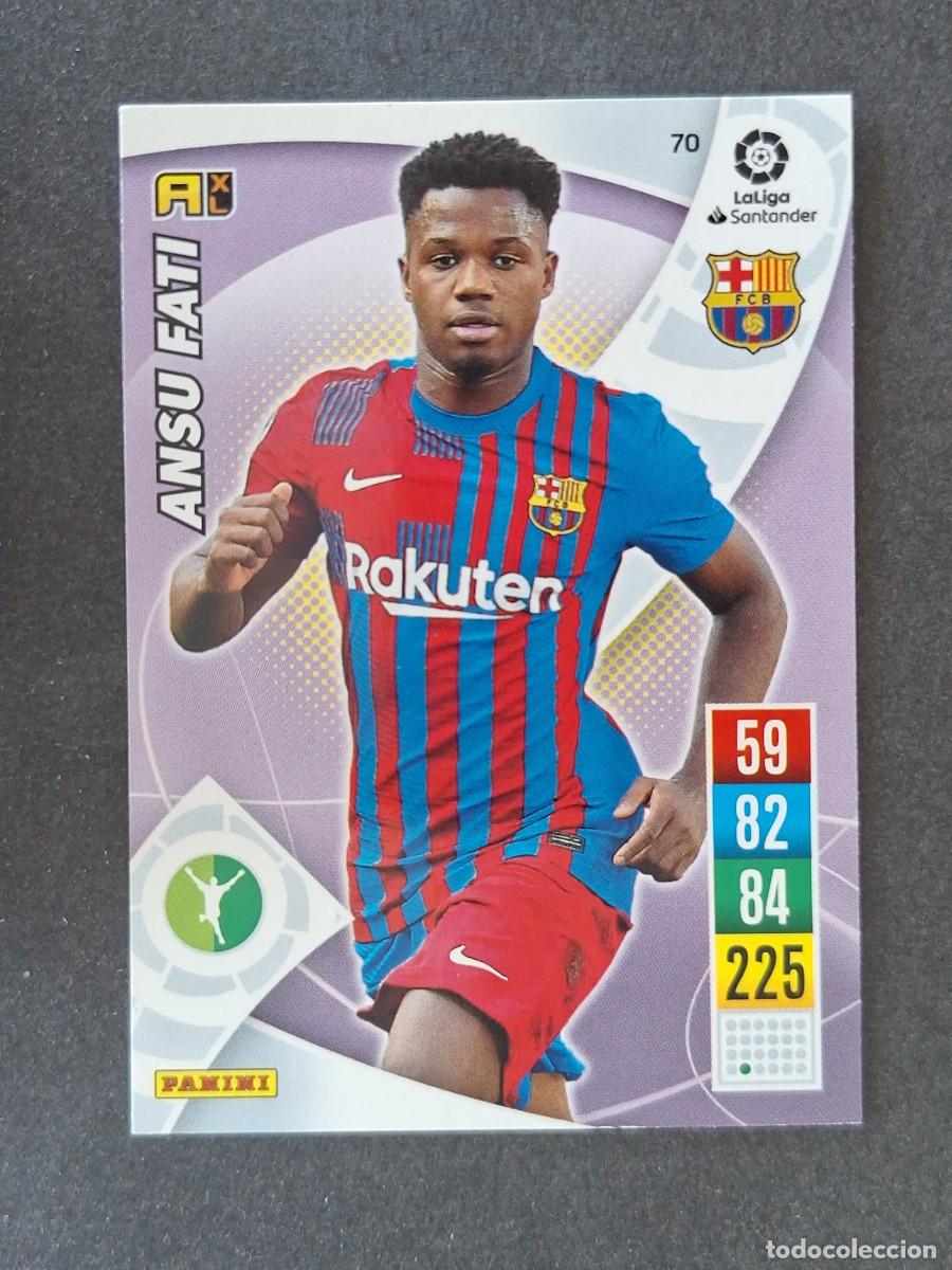 Figurine di Calcio: ANSU FATI F. C. BARCELONA 70 PANINI ADRENALYN XL 2021 2022 21 22