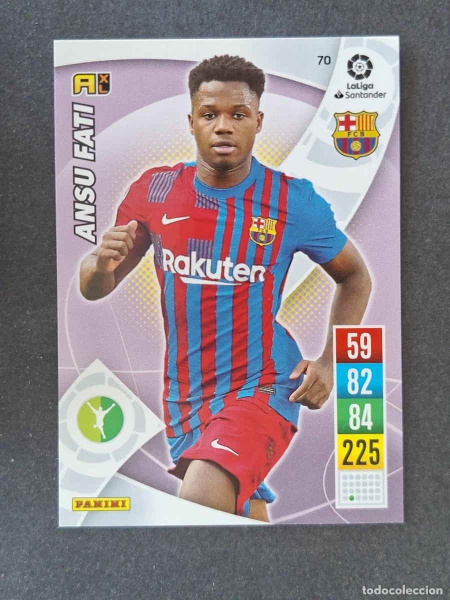 Figurine di Calcio: ANSU FATI F. C. BARCELONA 70 PANINI ADRENALYN XL 2021 2022 21 22