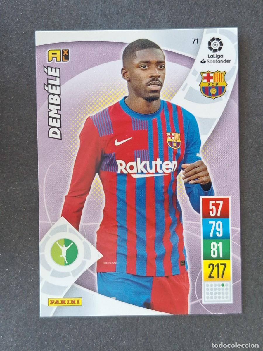 Figurine di Calcio: DEMBELE F. C. BARCELONA 71 PANINI ADRENALYN XL 2021 2022 21 22
