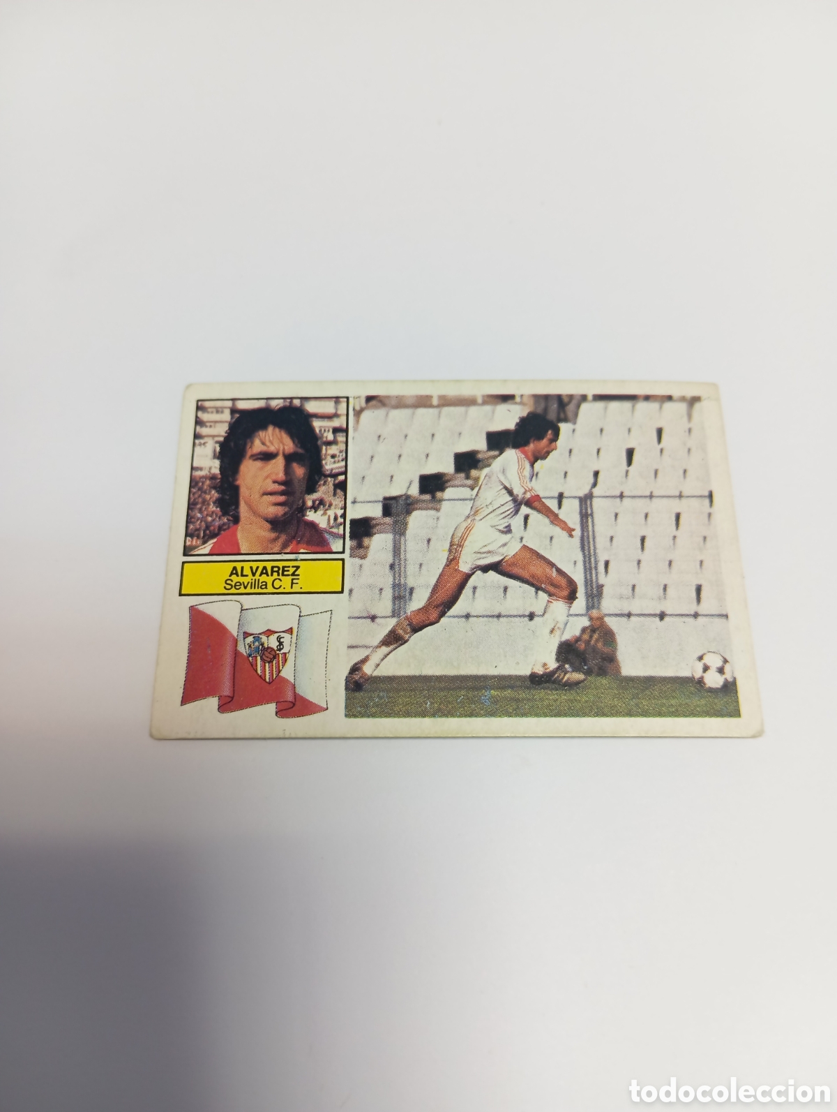 Figurine di Calcio: &Aacute;LVAREZ Sevilla Liga Este 1982 1983 NUEVO 82 83 SIN PEGAR