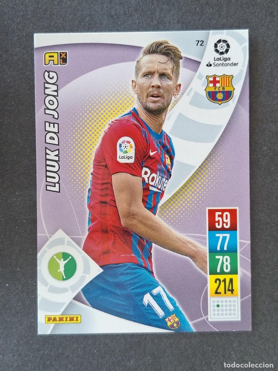 Figurine di Calcio: LUUK DE JONG F. C. BARCELONA 72 PANINI ADRENALYN XL 2021 2022 21 22