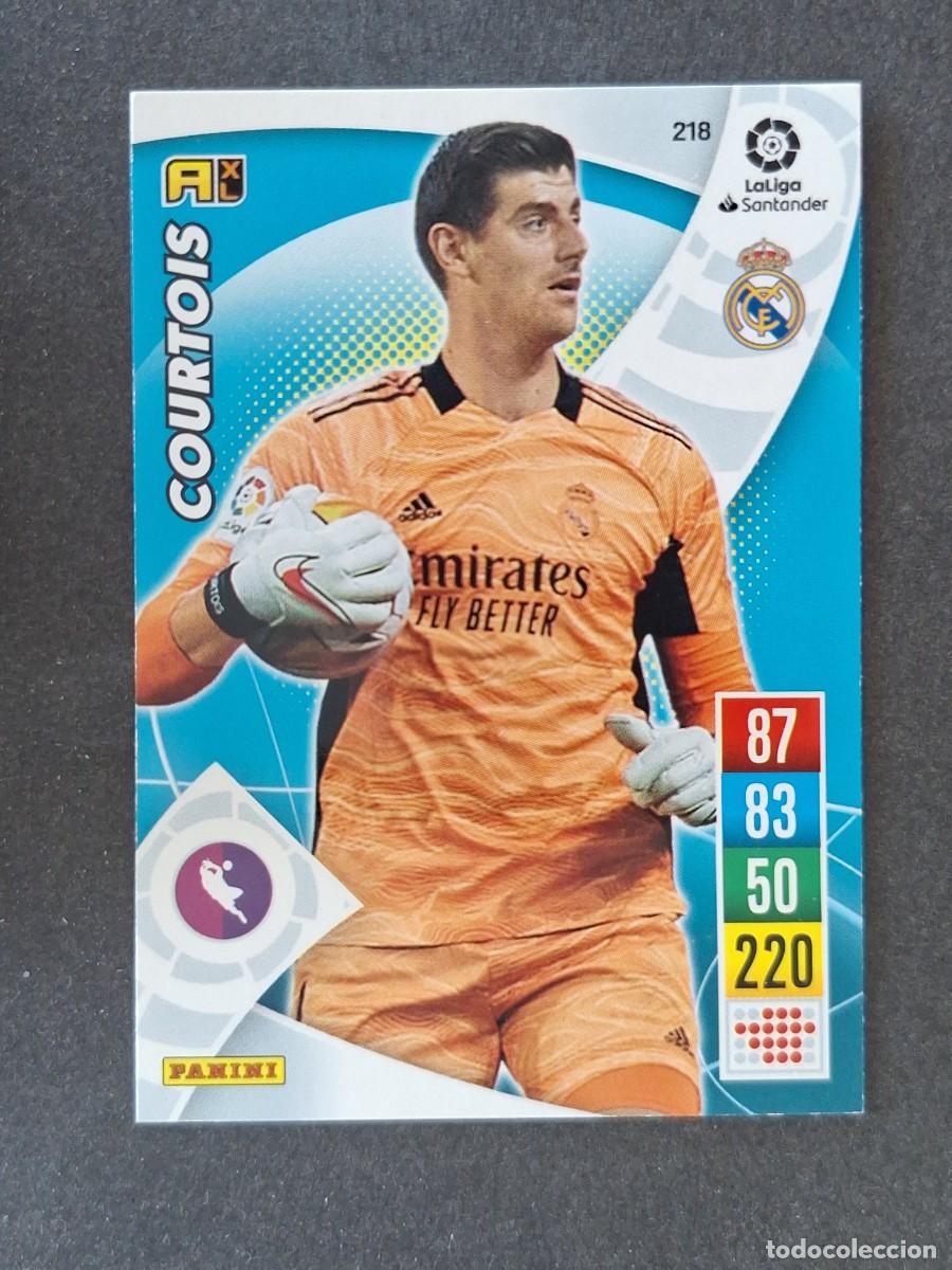 Cromos de f&uacute;tbol: COURTOIS REAL MADRID 218 PANINI ADRENALYN XL 2021 2022 21 22