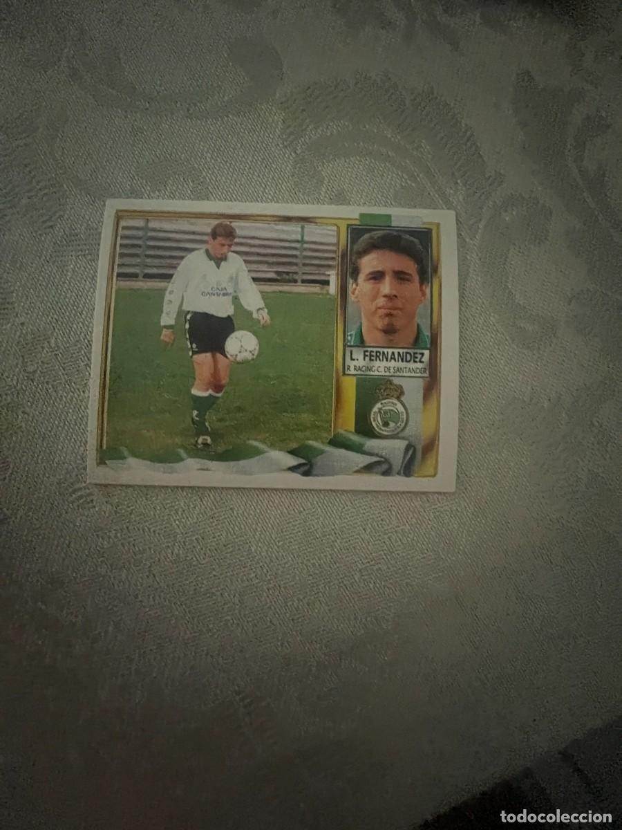 Cromos de f&uacute;tbol: LUIS FERN&Aacute;NDEZ RACING SANTANDER SIN PEGAR COLOCA LIGA ESTE 1995/96 95 96