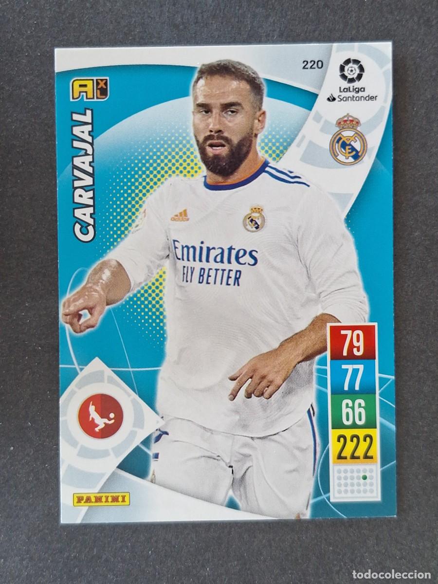 Cromos de f&uacute;tbol: CARVAJAL REAL MADRID 220 PANINI ADRENALYN XL 2021 2022 21 22