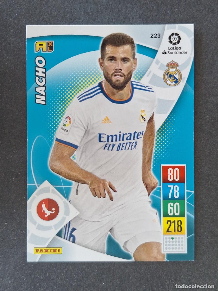 Cromos de f&uacute;tbol: NACHO REAL MADRID 223 PANINI ADRENALYN XL 2021 2022 21 22