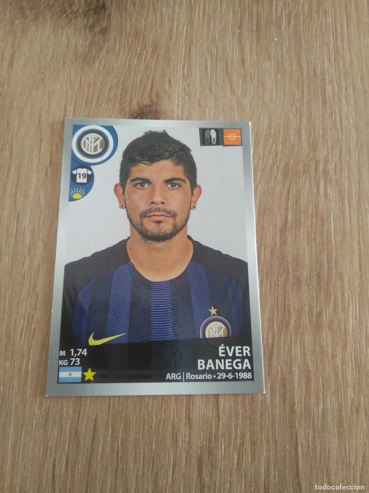 Cromos de f&uacute;tbol: 242 EVER BANEGA INTER MILAN CROMO FUTBOL PANINI LIGA ITALIA 16-17 CALCIATORI 2016-2017