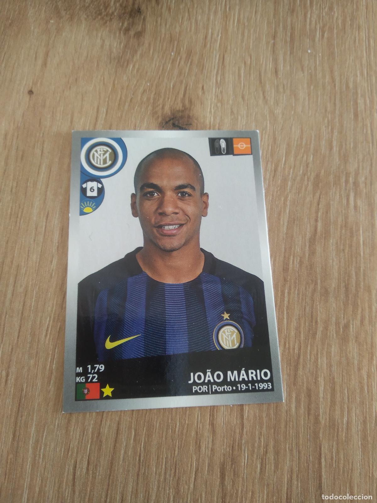 Cromos de f&uacute;tbol: 243 JOAO MARIO INTER MILAN CROMO FUTBOL PANINI LIGA ITALIA 16-17 CALCIATORI 2016-2017