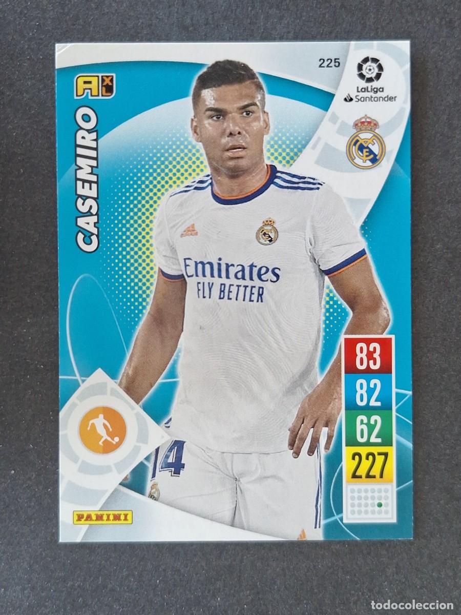 Cromos de f&uacute;tbol: CASEMIRO REAL MADRID 225 PANINI ADRENALYN XL 2021 2022 21 22