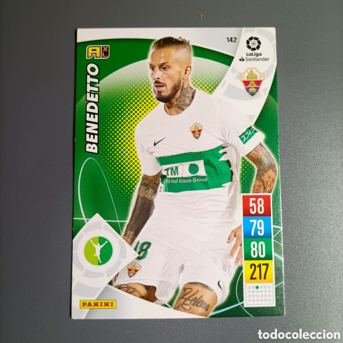 Cromos de f&uacute;tbol: ADRENALYN. LIGA 2021-2022 (ELCHE) №142 BENEDETTO