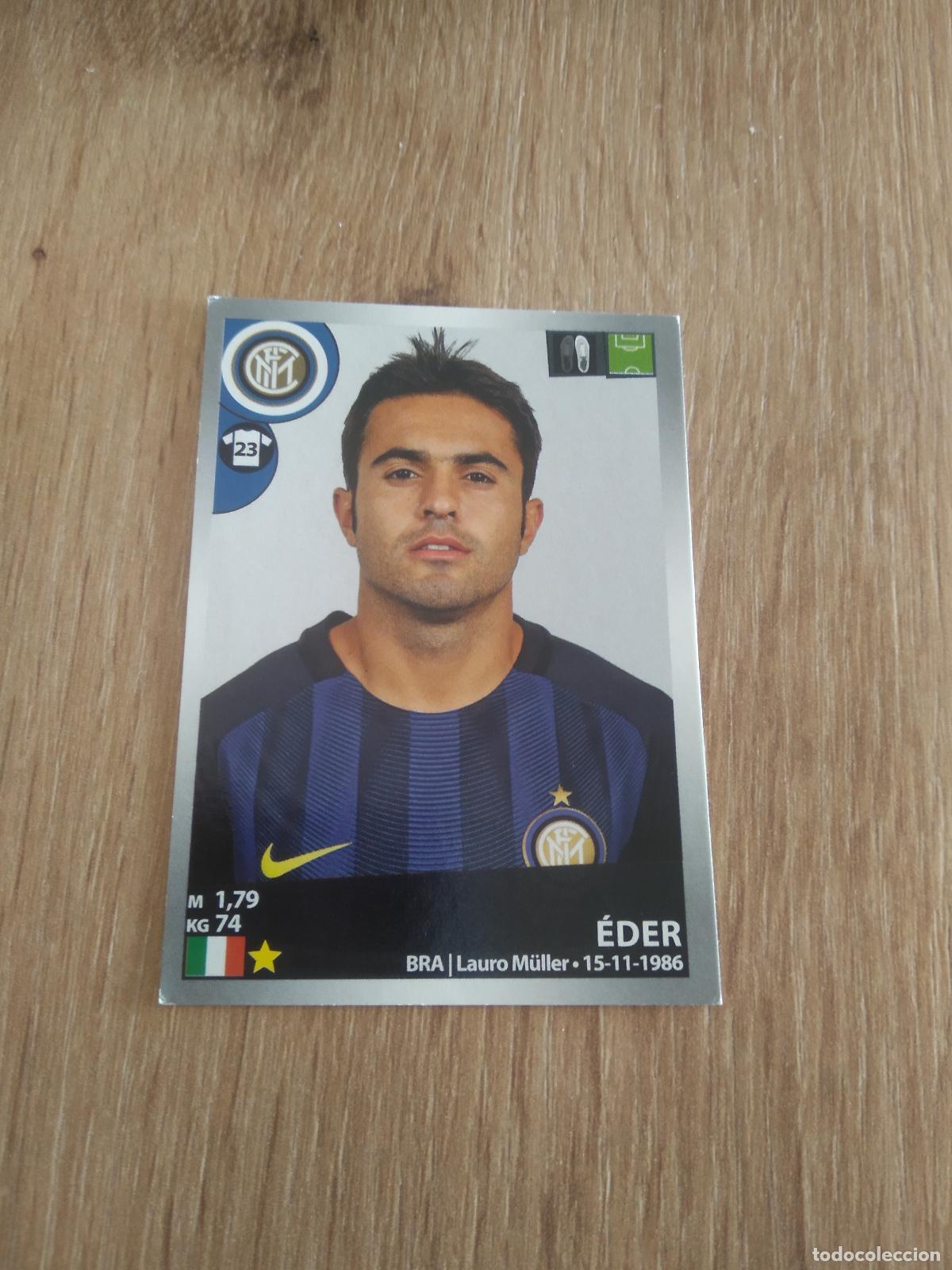 Cromos de f&uacute;tbol: 247 EDER INTER MILAN CROMO FUTBOL PANINI LIGA ITALIA 16-17 CALCIATORI 2016-2017