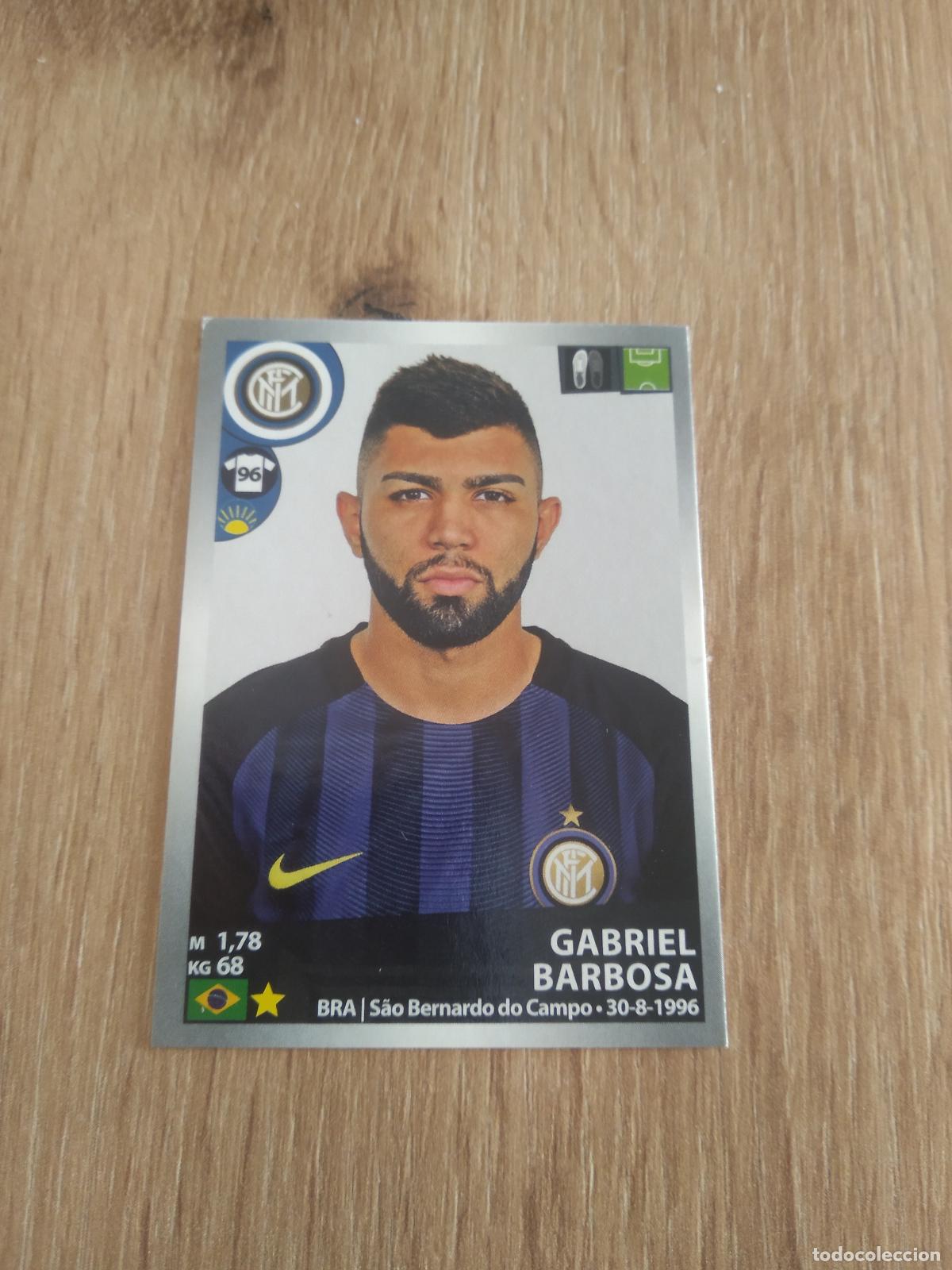 Cartes &agrave; collectionner de Football: 248 GABIGOL GABRIEL BARBOSA INTER MILAN CROMO FUTBOL PANINI LIGA ITALIA 16-17 CALCIATORI 2016-2017