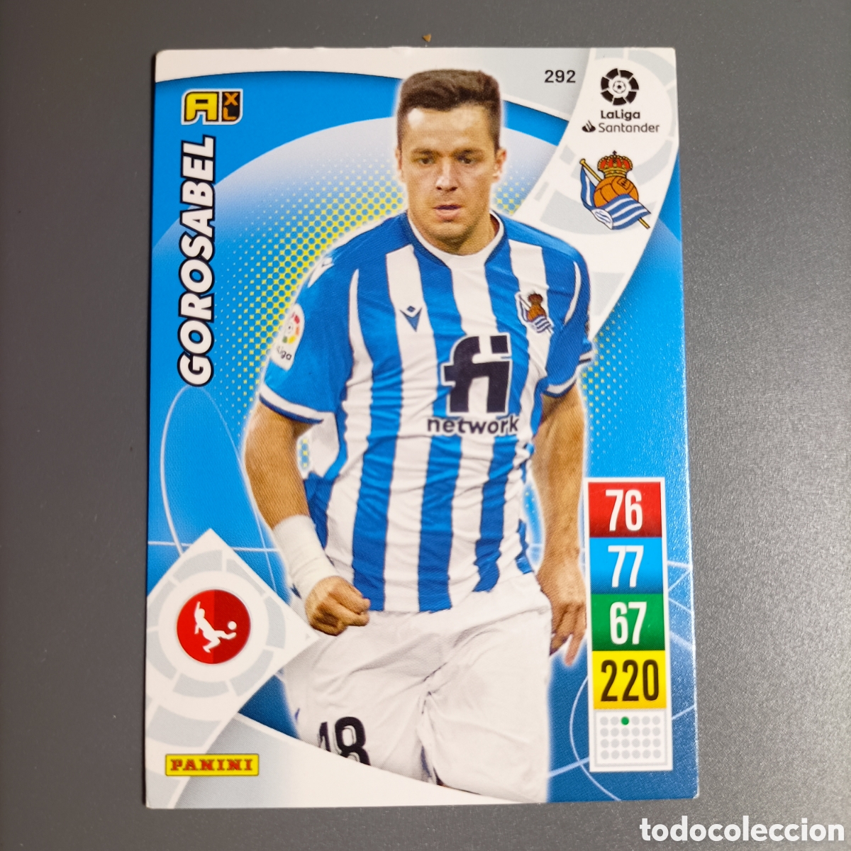 Cromos de f&uacute;tbol: ADRENALYN. LIGA 2021-2022 (REAL SOCIEDAD) №292 GOROSABEL