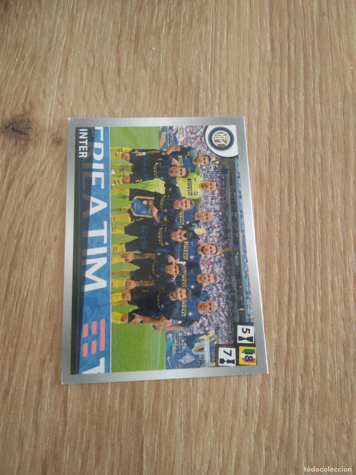 Cromos de f&uacute;tbol: 255 EQUIPO PLANTILLA INTER MILAN CROMO FUTBOL PANINI LIGA ITALIA 16-17 CALCIATORI 2016-2017