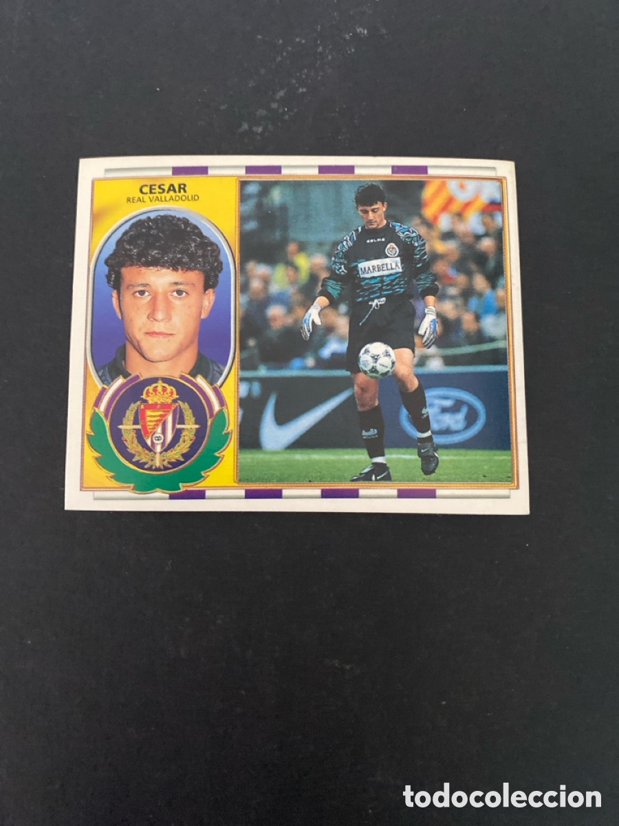 Cromos de f&uacute;tbol: Cromo liga 96/97 R Valladolid nunca pegado
