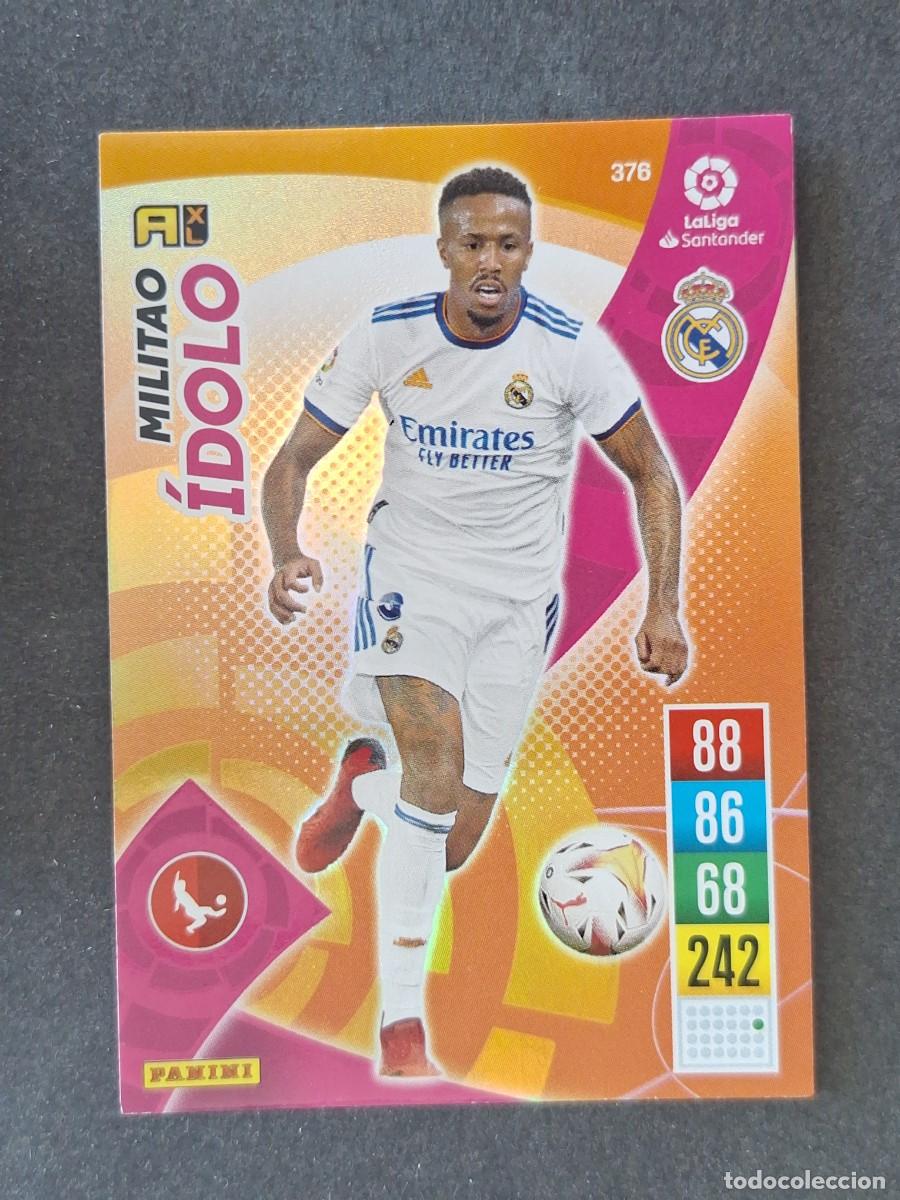 Cromos de f&uacute;tbol: MILITAO REAL MADRID IDOLO 376 PANINI ADRENALYN XL 2021 2022 21 22