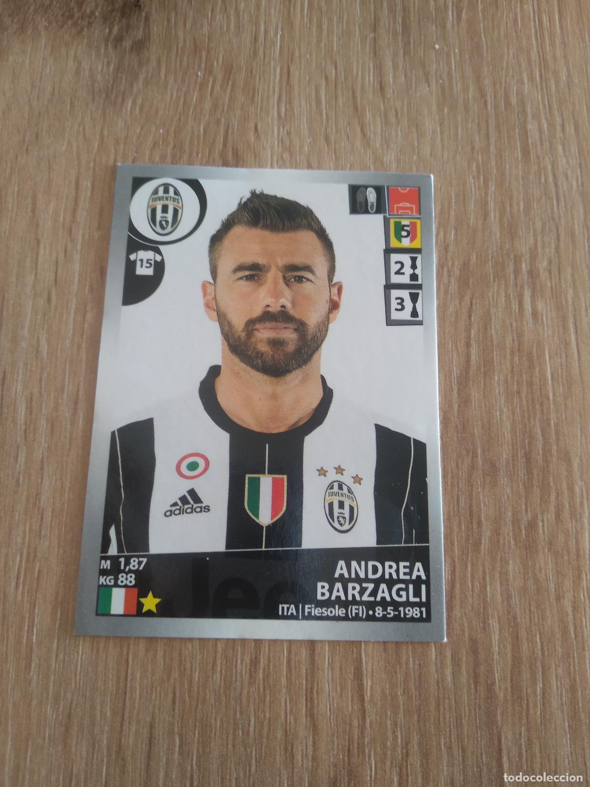 Cromos de f&uacute;tbol: 257 ANDREA BARZAGLI JUVENTUS TURIN CROMO FUTBOL PANINI LIGA ITALIA 16-17 CALCIATORI 2016-2017