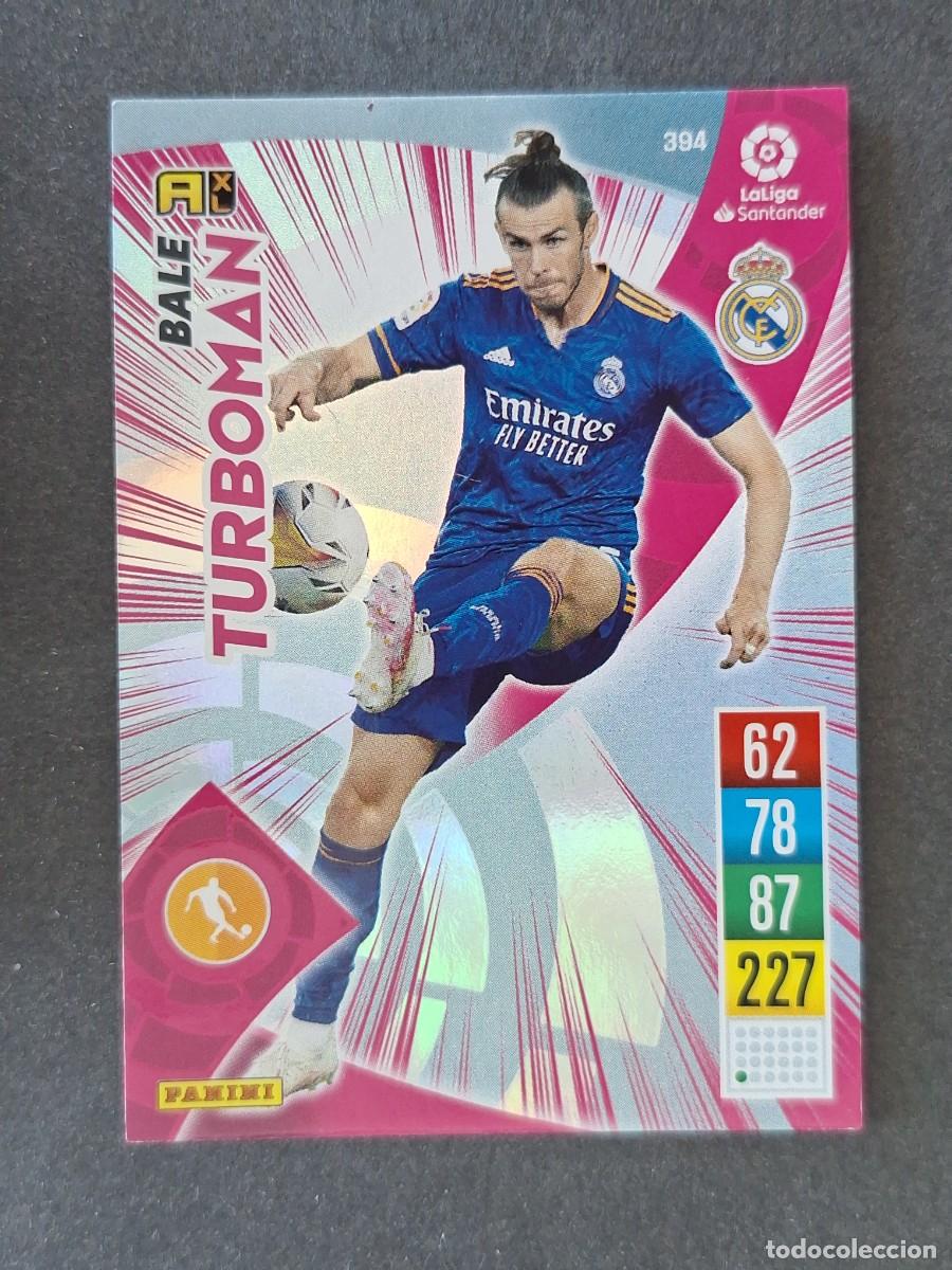 Cromos de f&uacute;tbol: BALE REAL MADRID TURBOMAN 394 PANINI ADRENALYN XL 2021 2022 21 22