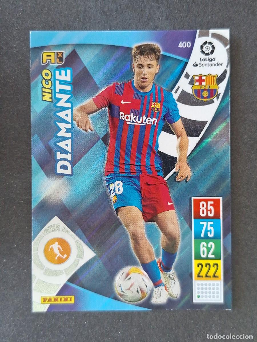 Cromos de f&uacute;tbol: NICO F. C. BARCELONA DIAMANTE 400 PANINI ADRENALYN XL 2021 2022 21 22