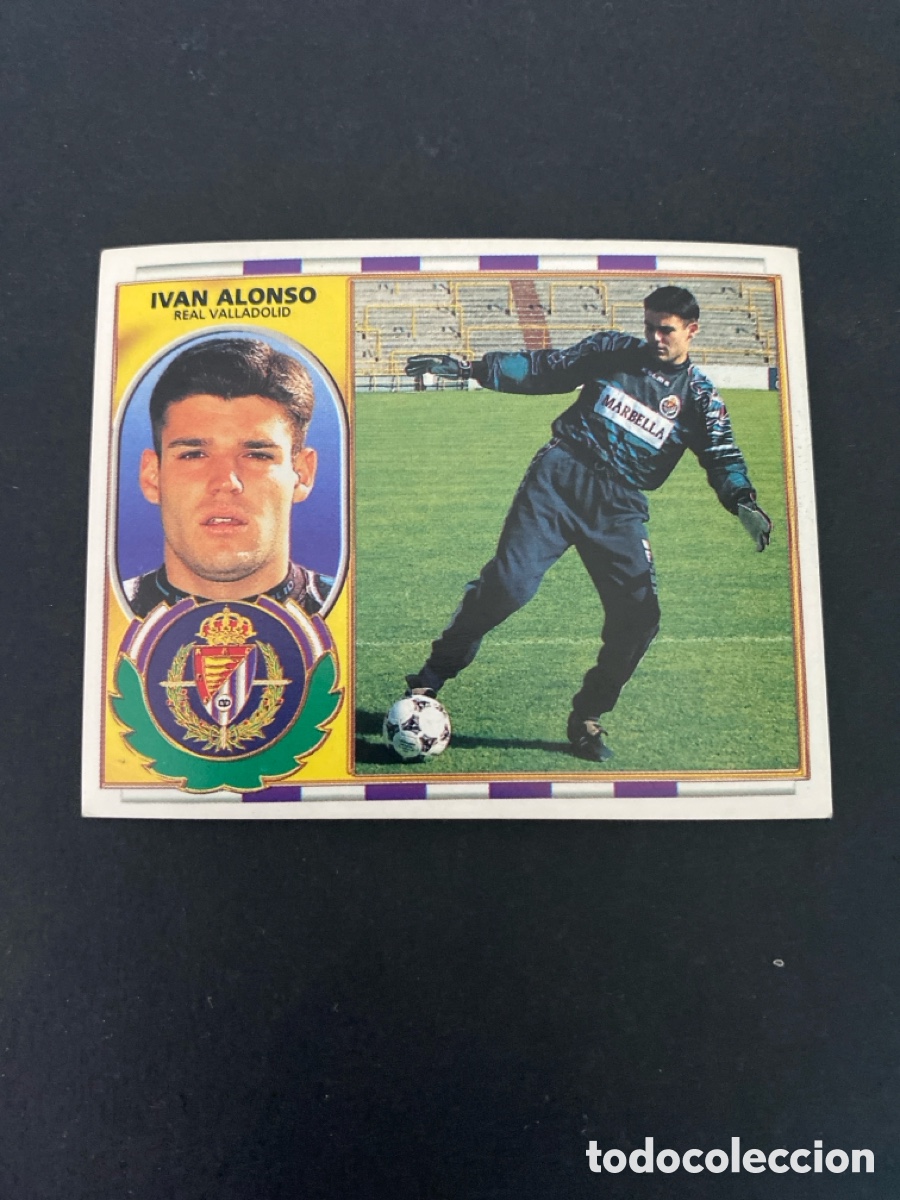 Cromos de f&uacute;tbol: Cromo liga 96/97 R Valladolid nunca pegado
