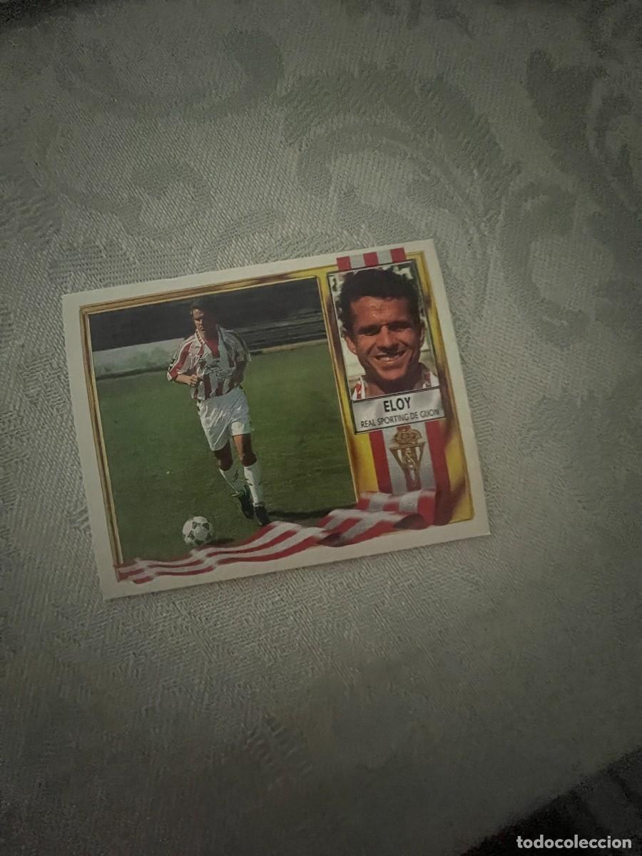 Cromos de f&uacute;tbol: ELOY SPORTING GIJ&Oacute;N COLOCA SIN PEGAR LIGA ESTE 1995/96 95 96