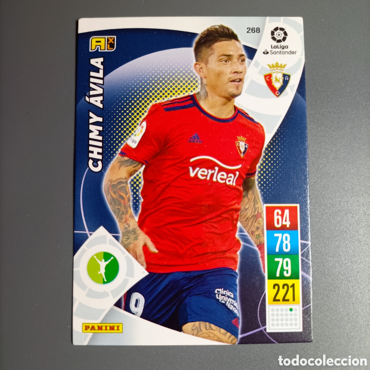 Cromos de f&uacute;tbol: ADRENALYN. LIGA 2021-2022 (OSASUNA) №268 CHIMY &Aacute;VILA