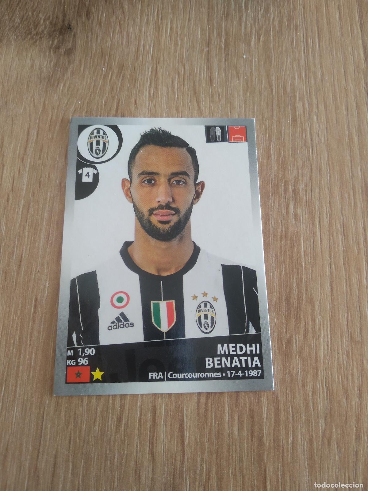 Cromos de f&uacute;tbol: 262 MEDHI BENATIA JUVENTUS TURIN CROMO FUTBOL PANINI LIGA ITALIA 16-17 CALCIATORI 2016-2017