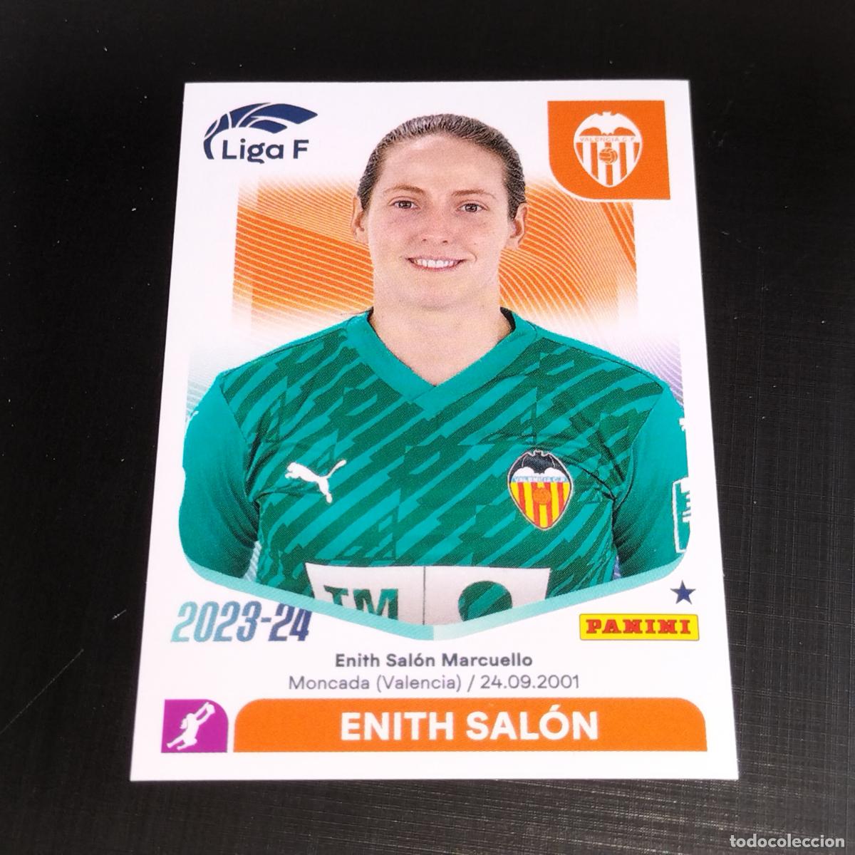 Cromos de f&uacute;tbol: N&ordm; 284 ENITH SALON VALENCIA CROMOS LIGA F FEMENINA PANINI 2023 2024 23 24
