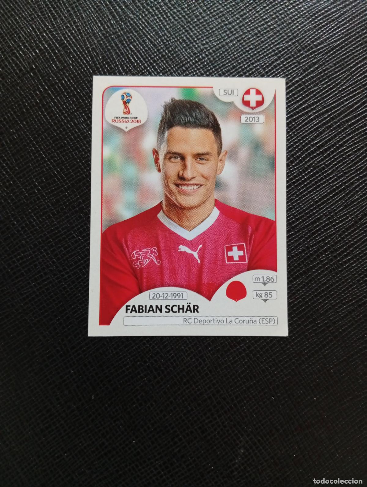 Cromos de f&uacute;tbol: 380 FABIAN SCHAR SUIZA PANINI MUNDIAL RUSIA 2018 CROMO FUTBOL 18 - SIN PEGAR - CJ2