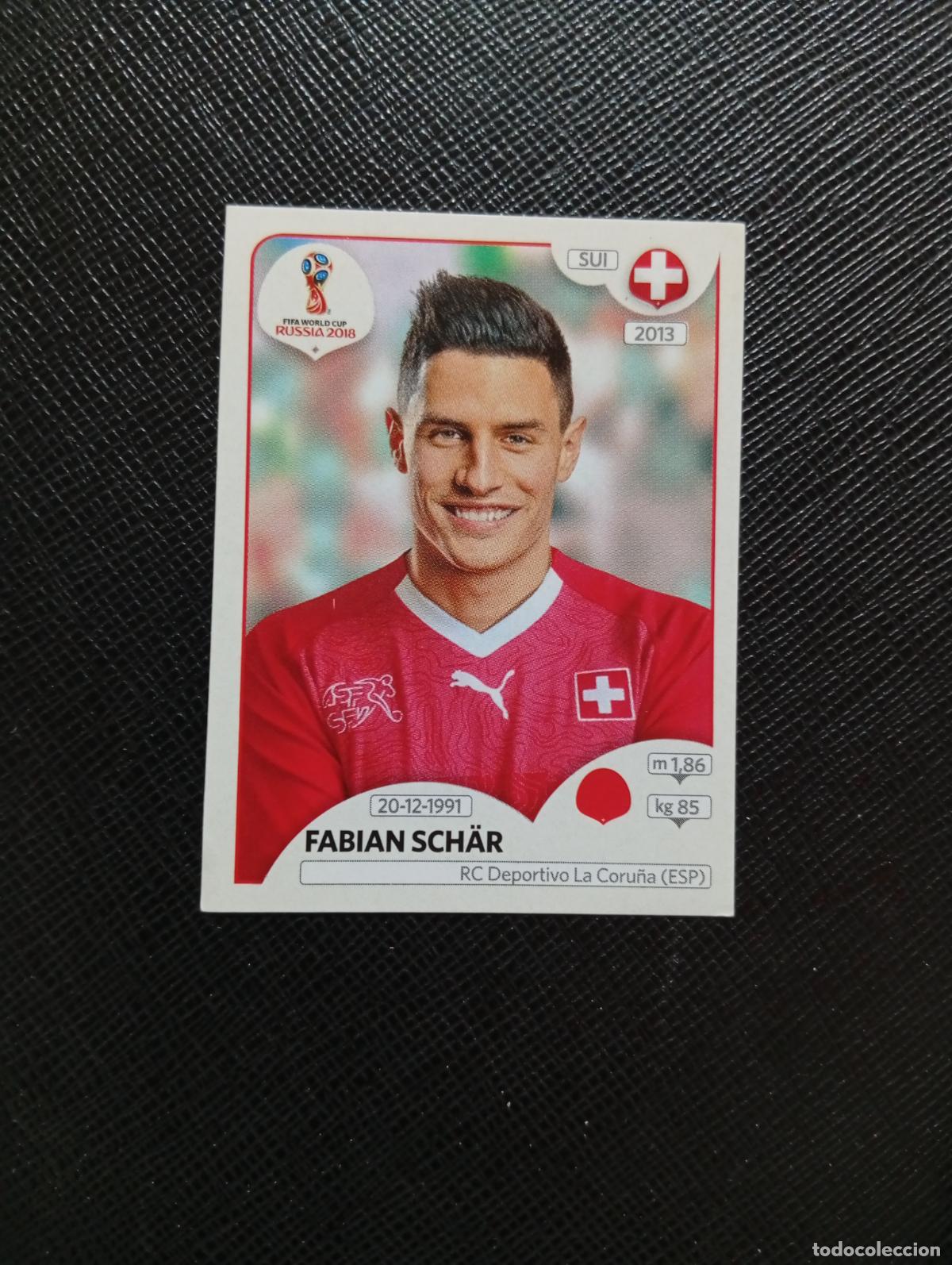Cromos de f&uacute;tbol: 380 FABIAN SCHAR SUIZA PANINI MUNDIAL RUSIA 2018 CROMO FUTBOL 18 - SIN PEGAR - CJ2