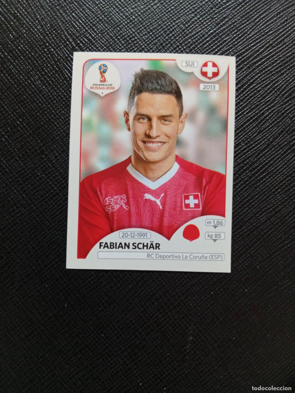Cromos de f&uacute;tbol: 380 FABIAN SCHAR SUIZA PANINI MUNDIAL RUSIA 2018 CROMO FUTBOL 18 - SIN PEGAR - CJ2 .
