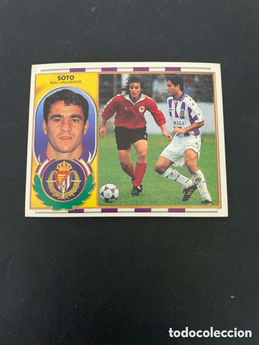 Cromos de f&uacute;tbol: Cromo liga 96/97 R Valladolid nunca pegado