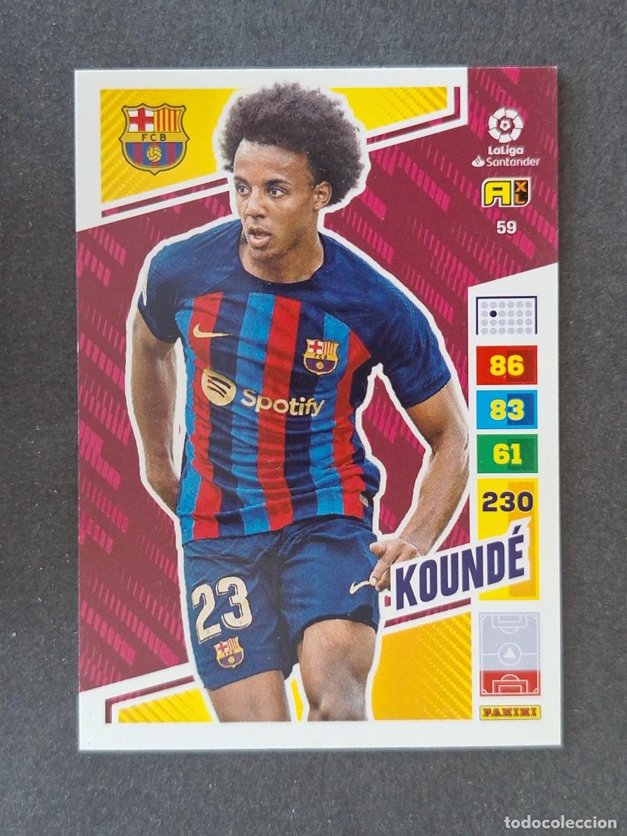 Cromos de f&uacute;tbol: KOUNDE F. C. BARCELONA 59 PANINI ADRENALYN XL 2022 2023 22 23